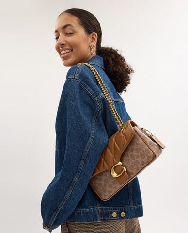  COACH - Túi đeo chéo nữ phom chữ nhật thời trang 