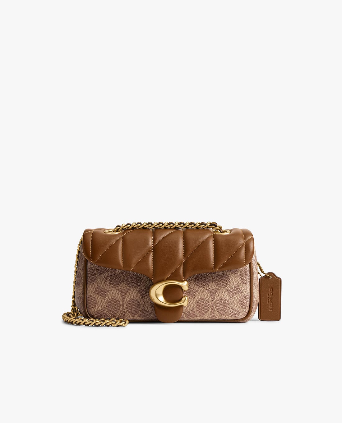 COACH - Túi đeo chéo nữ phom chữ nhật nắp gập thời trang