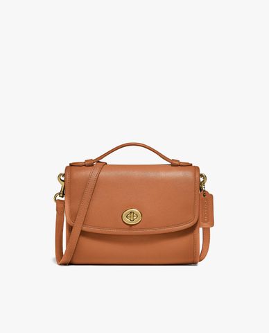  COACH - Túi đeo chéo nữ chữ nhật nắp gập Kip Turnlock 