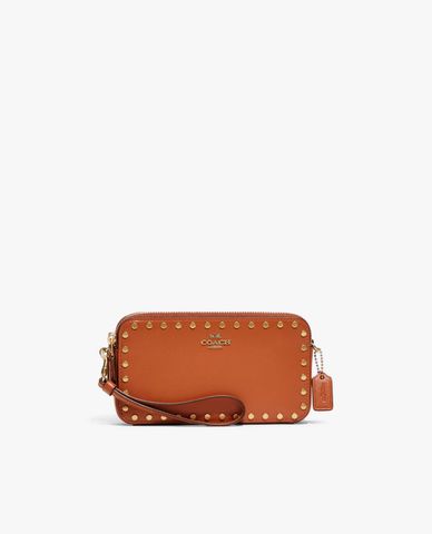  COACH - Ví nữ dáng dài chữ nhật phối đính tán Kira 