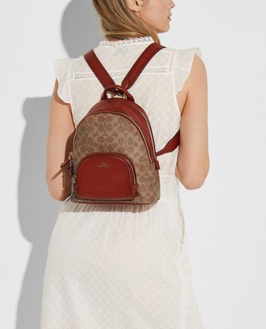  COACH - Balo nữ dáng vuông Carrie 23 