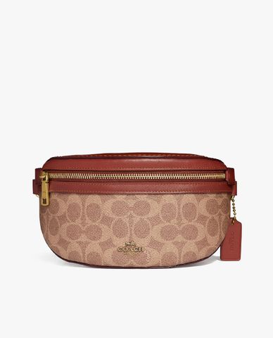  COACH - Túi bao tử nữ Signature Canvas 