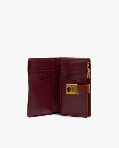  COACH - Ví nữ chữ nhật dạng gập Hutton In Signature Canvas 