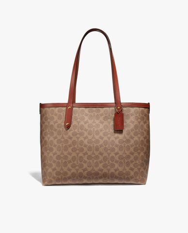  COACH - Túi tote nữ chữ nhật Central In Signature Canvas 