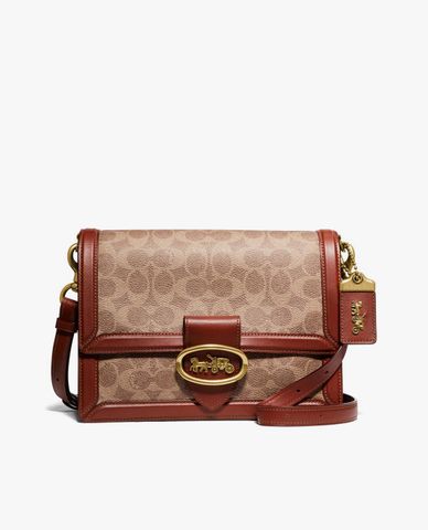  COACH - Túi đeo chéo nữ chữ nhật nắp gập Riley 