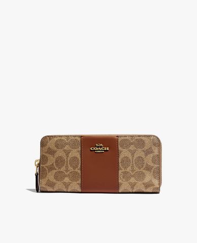 COACH - Ví nữ hình chữ nhật Signature 