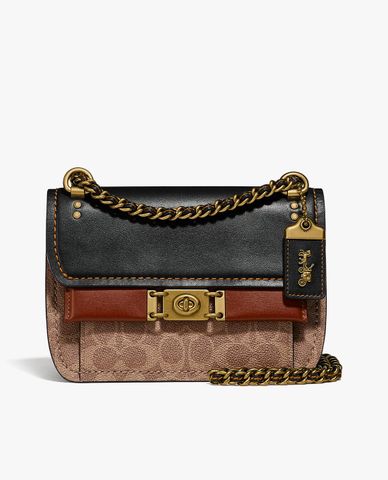  COACH - Túi đeo chéo chữ nhật nắp gập Troupe 