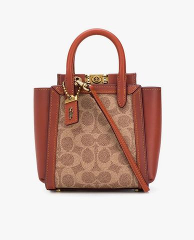  COACH - Túi xách tay phom vuông Troupe Tote 16 