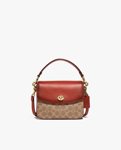  COACH - Túi đeo chéo nữ nắp gập họa tiết logo Cassie 19 