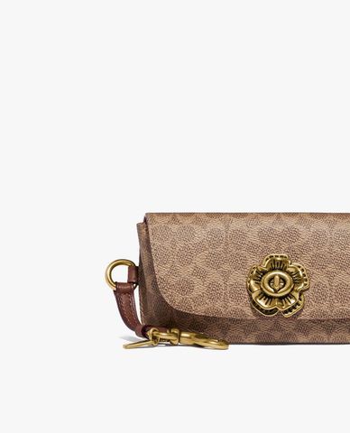  COACH - Hộp đựng kính mát Charm In Signature Canvas 