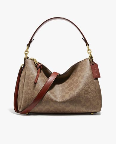  COACH - Túi đeo vai chữ nhật phối logo thời trang 