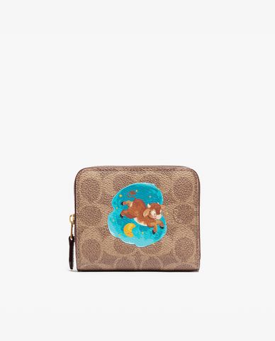  COACH - Ví nữ phối khóa zip Celeste Convertible Hobo 