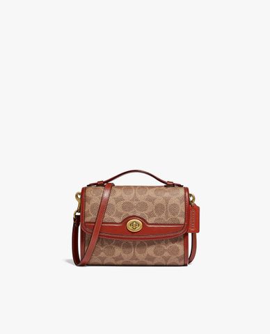  COACH - Túi đeo chéo nữ phom chữ nhật nắp gập Kip Turnlock 