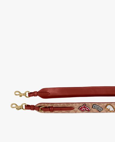  COACH - Dây đeo túi xách rời Classic Signature Canvas 