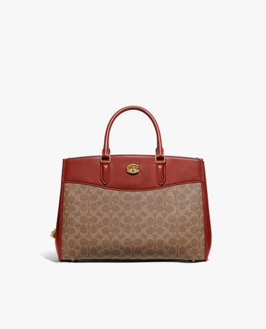  COACH - Túi xách nữ phom chữ nhật lớn tiện dụng Brooke 