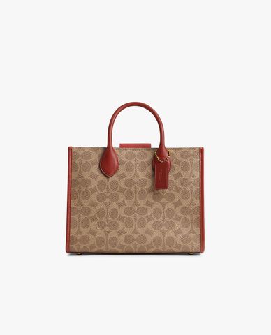  COACH - Túi tote nữ phom chữ nhật Ace 26 In Signature 