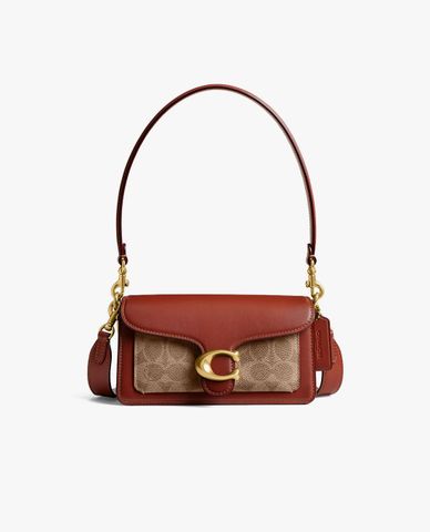  COACH - Túi đeo vai nữ phom chữ nhật Tabby 20 In Signature Canvas 
