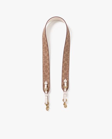  COACH - Dây đeo túi xách nữ phối logo Strap In Signature Canvas 