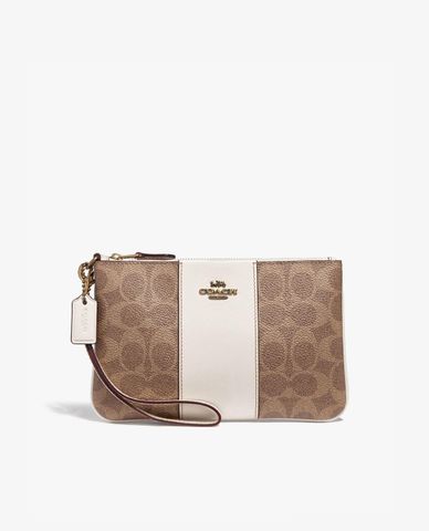 COACH - Ví cầm tay nữ Colorblock Signature Canvas 