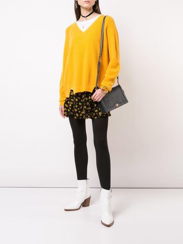  COACH - Túi đeo vai nữ hình chữ nhật Coated Canvas Signature Riley 