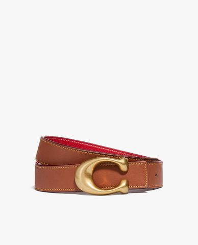  COACH - Thắt lưng nữ bản vừa Signature Buckle Reversible 