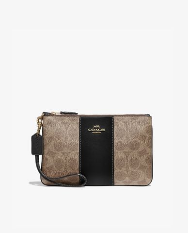  COACH - Ví cầm tay nữ Colorblock Signature Canvas 