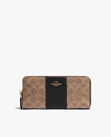  COACH - Ví nữ dáng dài hình chữ nhật Signature 