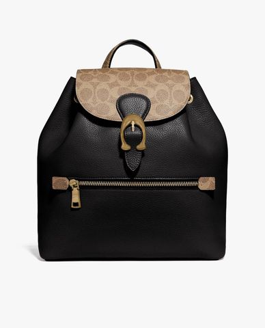  COACH - Balo da nữ rút dây Evie 