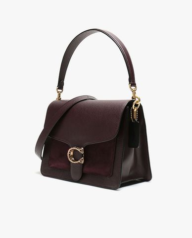 COACH - Túi đeo vai nắp gập chữ nhật Tabby 