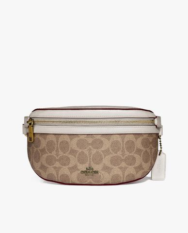  COACH - Túi bao tử nữ Signature Canvas 