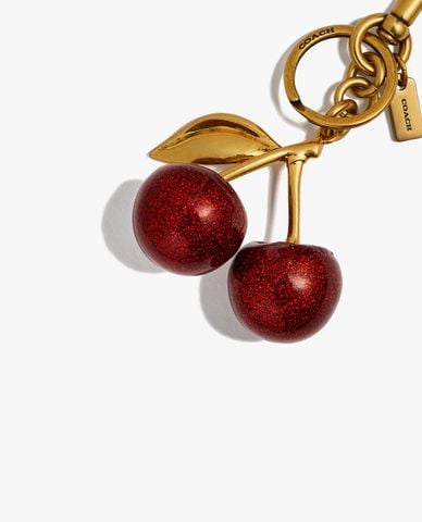  COACH - Móc khóa treo túi nữ Cherry 