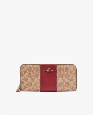  COACH - Ví nữ hình chữ nhật Signature 