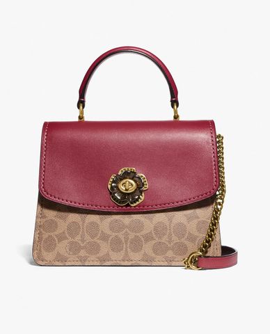  COACH - Túi xách tay nắp gập Parker 