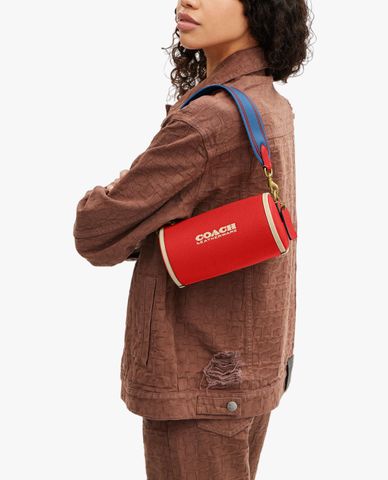  COACH - Túi đeo vai nữ hình ống trụ Orion Barrel 
