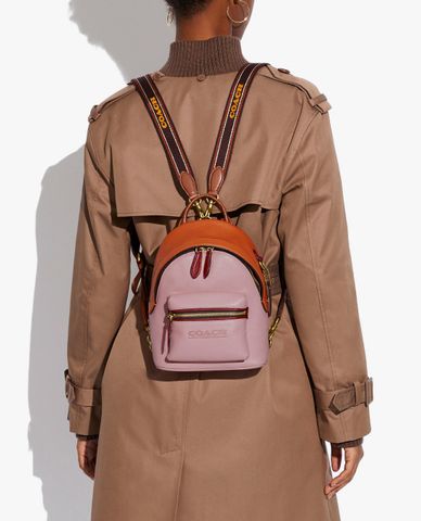  COACH - Balo nữ chữ nhật Charter 18 In Colorblock 