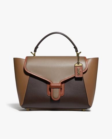  COACH - Túi xách tay nắp gập chữ nhật Courier 