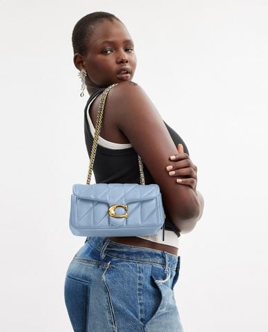  COACH - Túi đeo chéo nữ phom chữ nhật nắp gập Tabby 20 