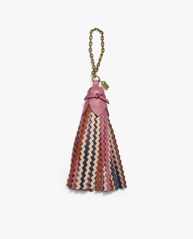  COACH - Thẻ treo túi xách tua rua Tassel 