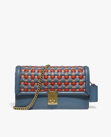  COACH - Ví cầm tay nữ Hutton Clutch With Weaving 