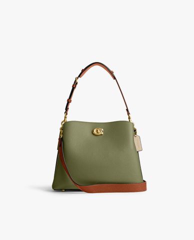  COACH - Túi đeo vai nữ hình thang Willow In Colorblock 