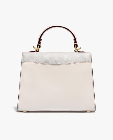  COACH - Túi xách tay chữ nhật nắp gập Tabby 20 