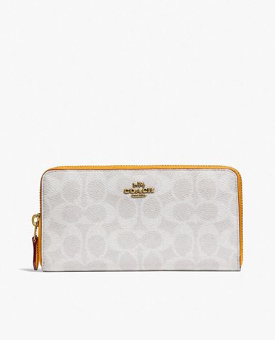  COACH - Ví nữ hình chữ nhật Accordion Signature Canvas 