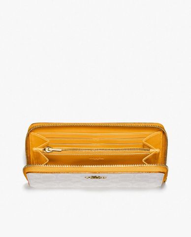  COACH - Ví nữ hình chữ nhật Accordion Signature Canvas 