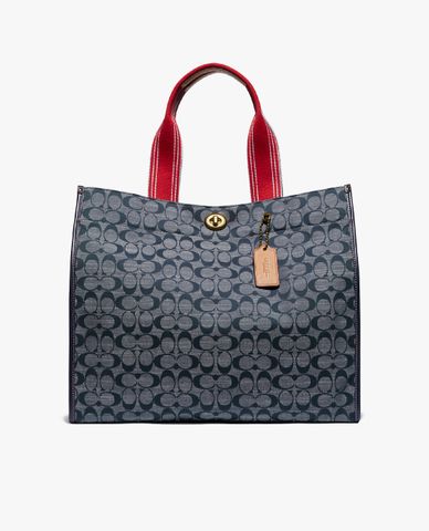  COACH - Túi tote nữ phom vuông Chambray 40 