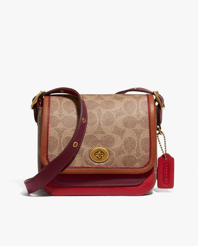  COACH - Túi đeo chéo nắp gập Rambler Crossbody In Signature Canvas 