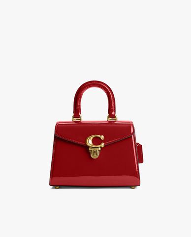  COACH -  Túi xách nữ hình thang nắp gập Sammy 21 