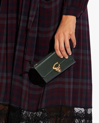  COACH - Ví nữ dáng ngắn nắp gập phom chữ nhật Studio Medium 