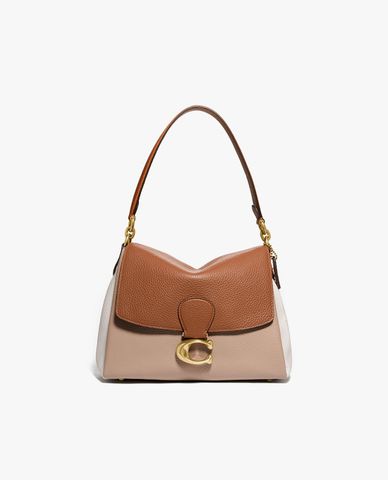  COACH - Túi đeo vai nữ nắp gập May In Colorblock 