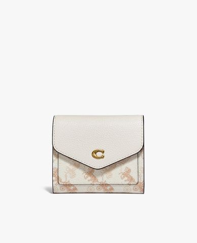  COACH - Ví nữ dạng gập phối logo thời trang Wyn 