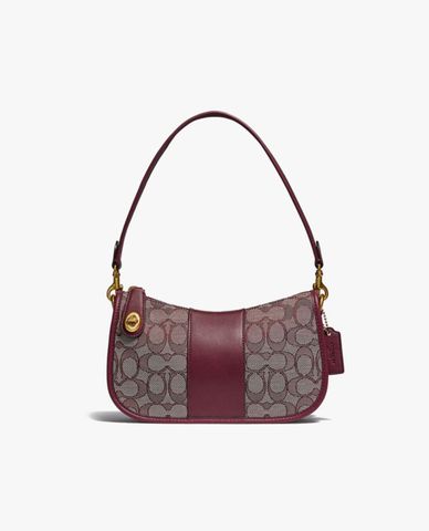  COACH - Túi xách tay nữ Swinger Bag In Signature Jacquard 